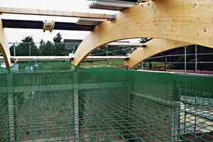 Auffangnetze - Baustellenschutz auf Gerüsten & Dächern - Huck